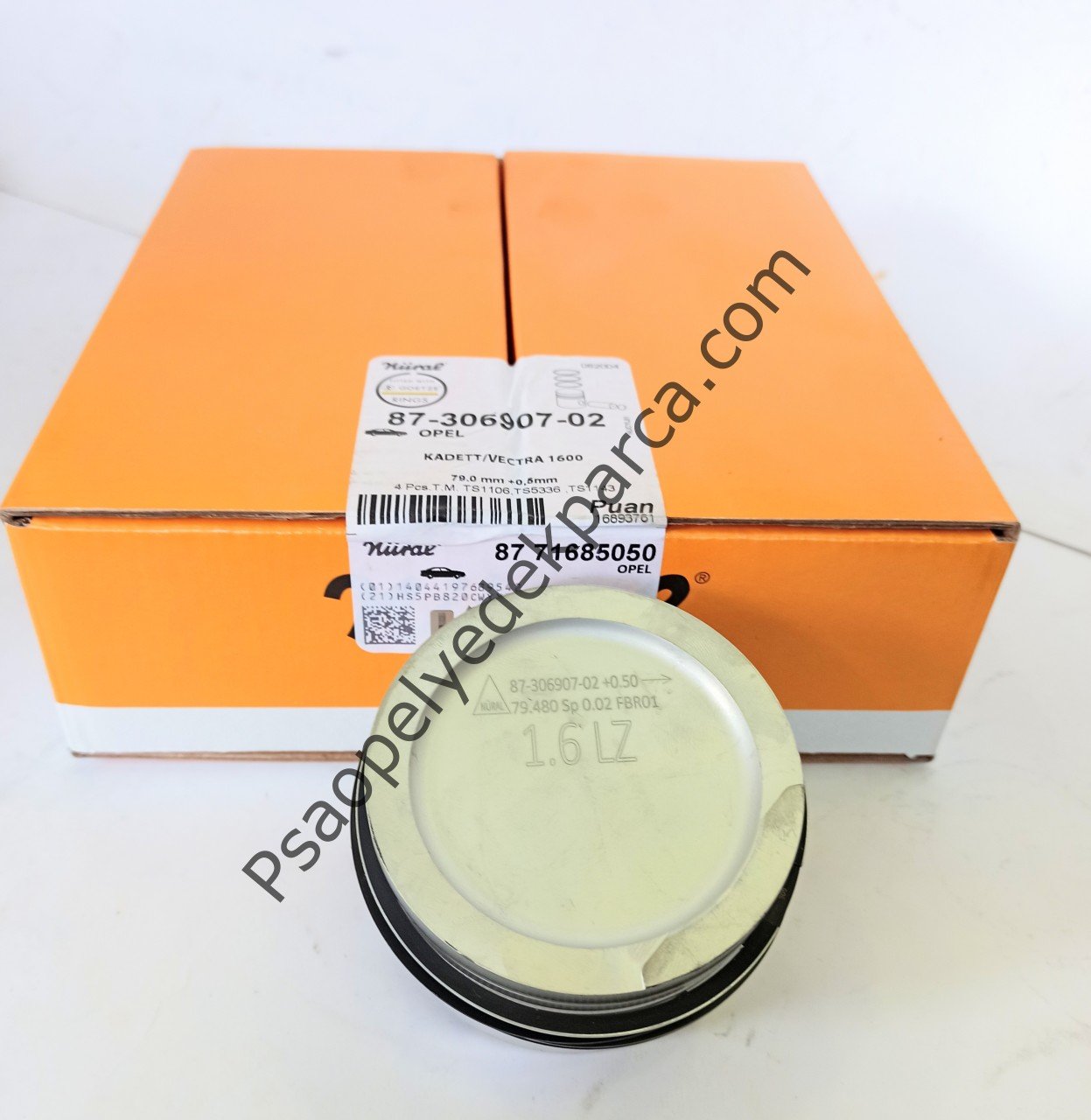 Opel Astra F Piston Segman 0,50 Ölçüde 1.6 8 Valf Motorlar Gootze Marka