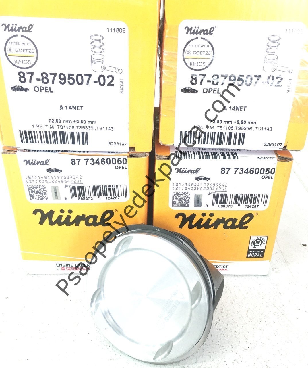 Opel Astra J A14NET Piston Segman Takımı 0.50 Göetze&Nüral
