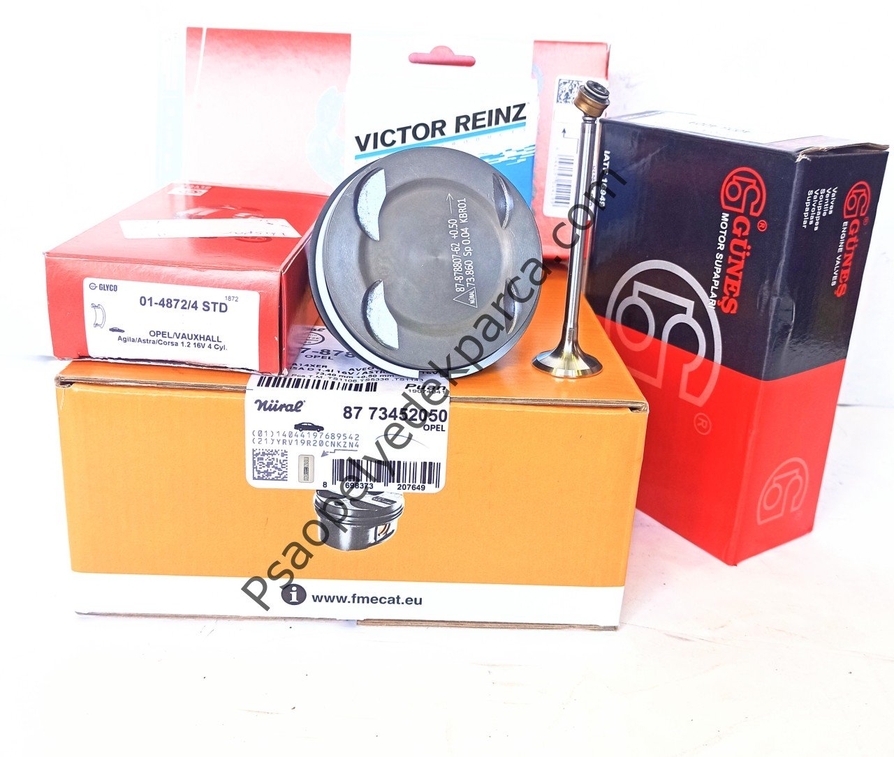 Chevrolet Aveo T300 A14XER Motorlar Rektefiye Takımı (Piston Segman ana kolyatak Subap Takımı Takimi