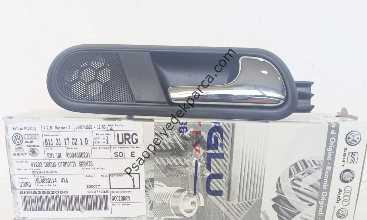 Seat Ibiza Arka Sağ Kapı iç Açma Kolu Orjinal 6L48391144X4