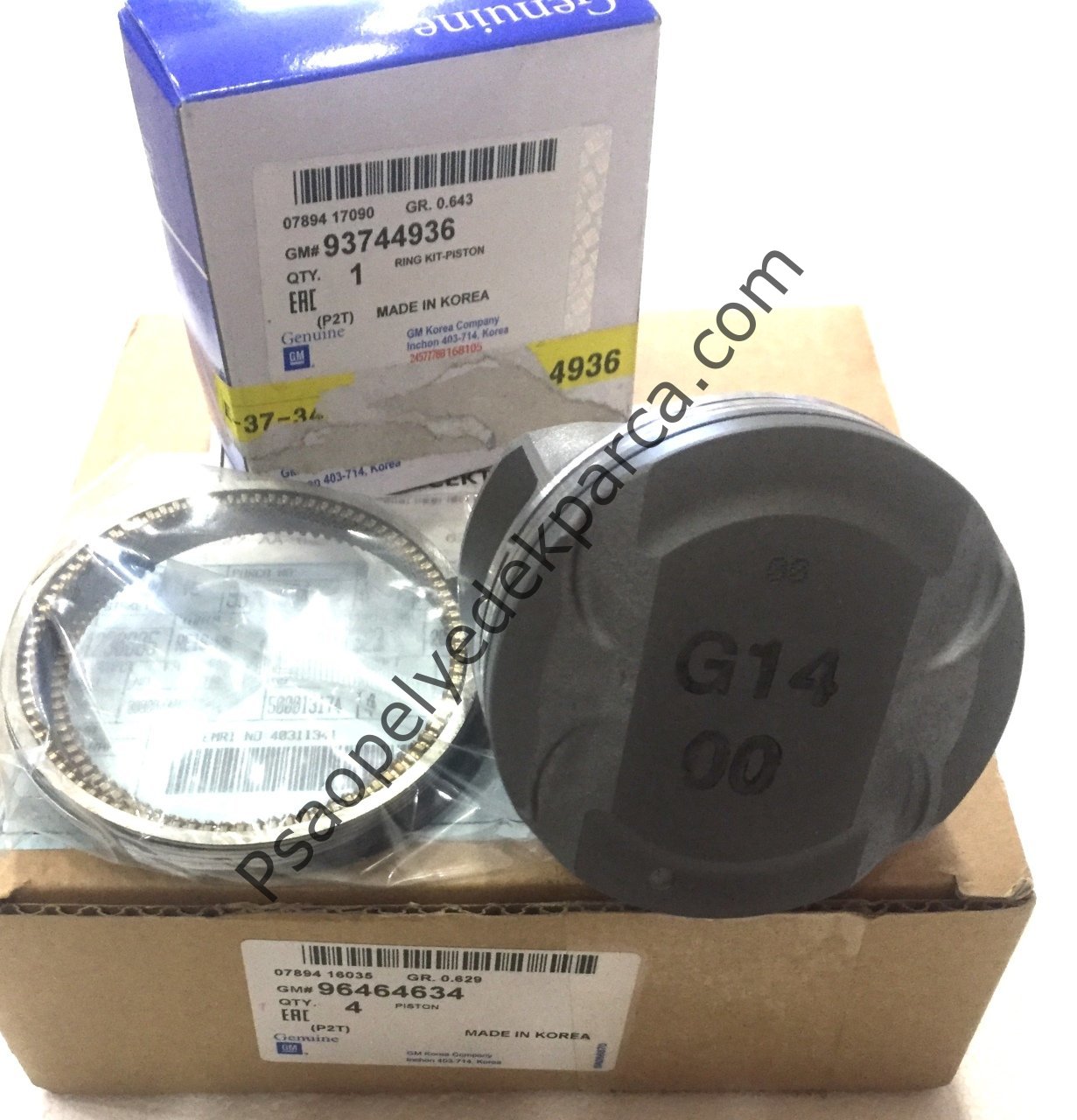 Chevrolet Aveo Piston Segman Takımı Ölçü Standart