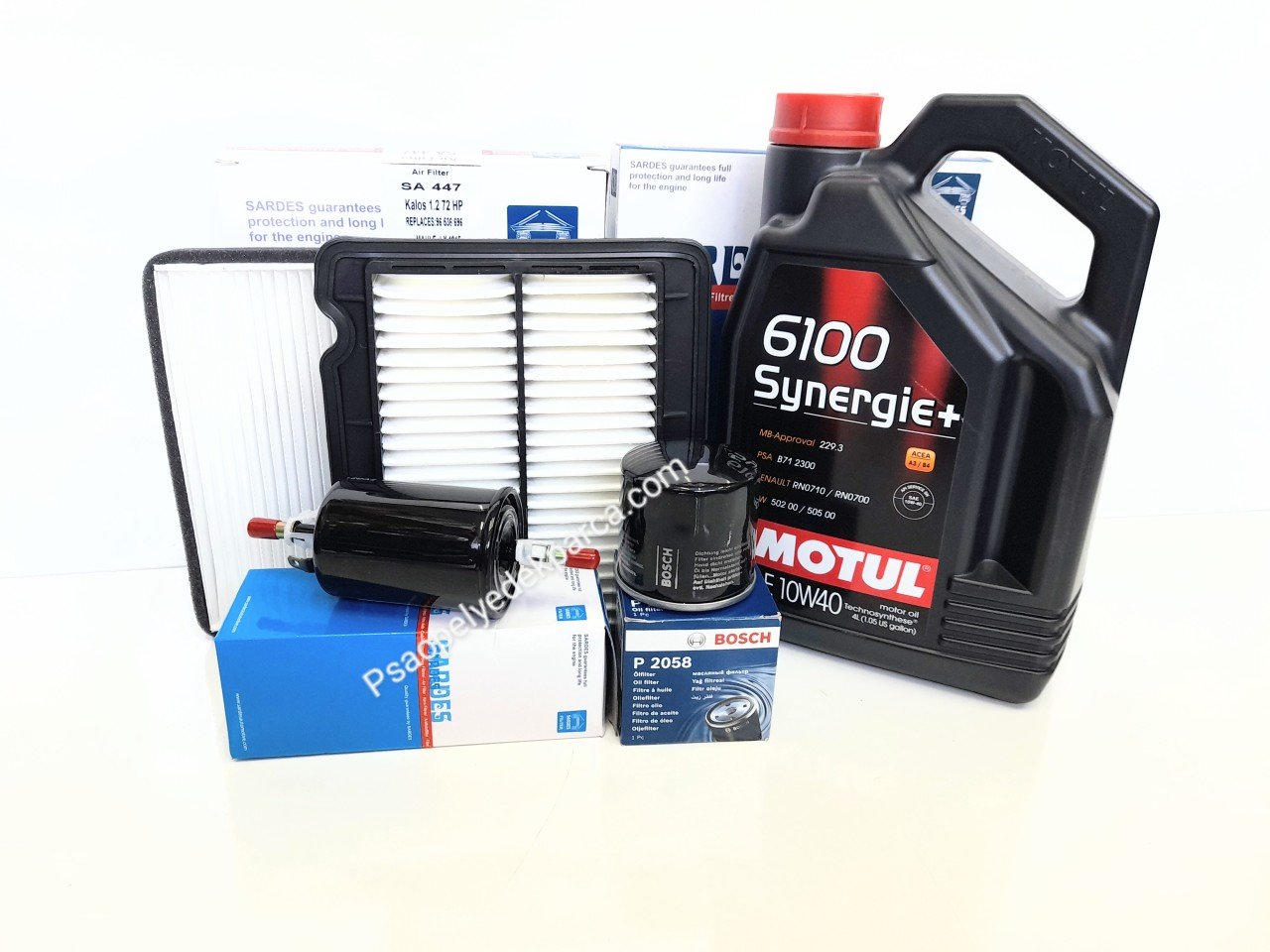 Chevrolet Kalos Bakım Seti 1.2 8 Valf Benzinli 6100 Motul 10W40