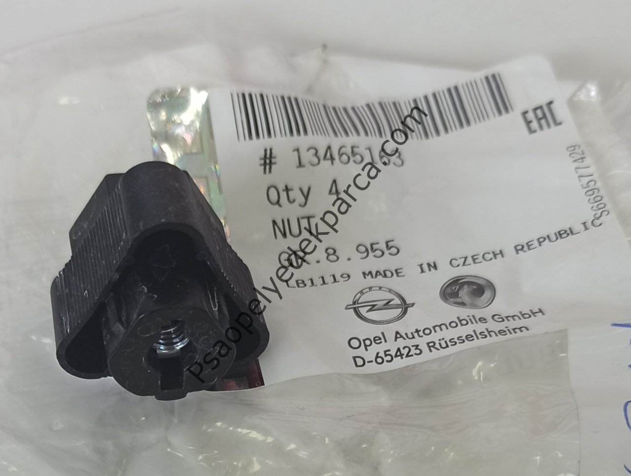 Opel Astra H Arka Stop Lamba Somunu Orjinal Gm