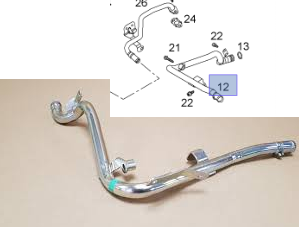 Opel Astra H Termostat Borusu 1.3 CDTI Motor 6338063