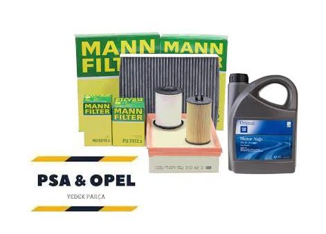 Opel Mokka 1.6 Dizel Periyodik Bakım Seti Mann Marka HU6019Z - C24012 - CUK2442,PU7012Z