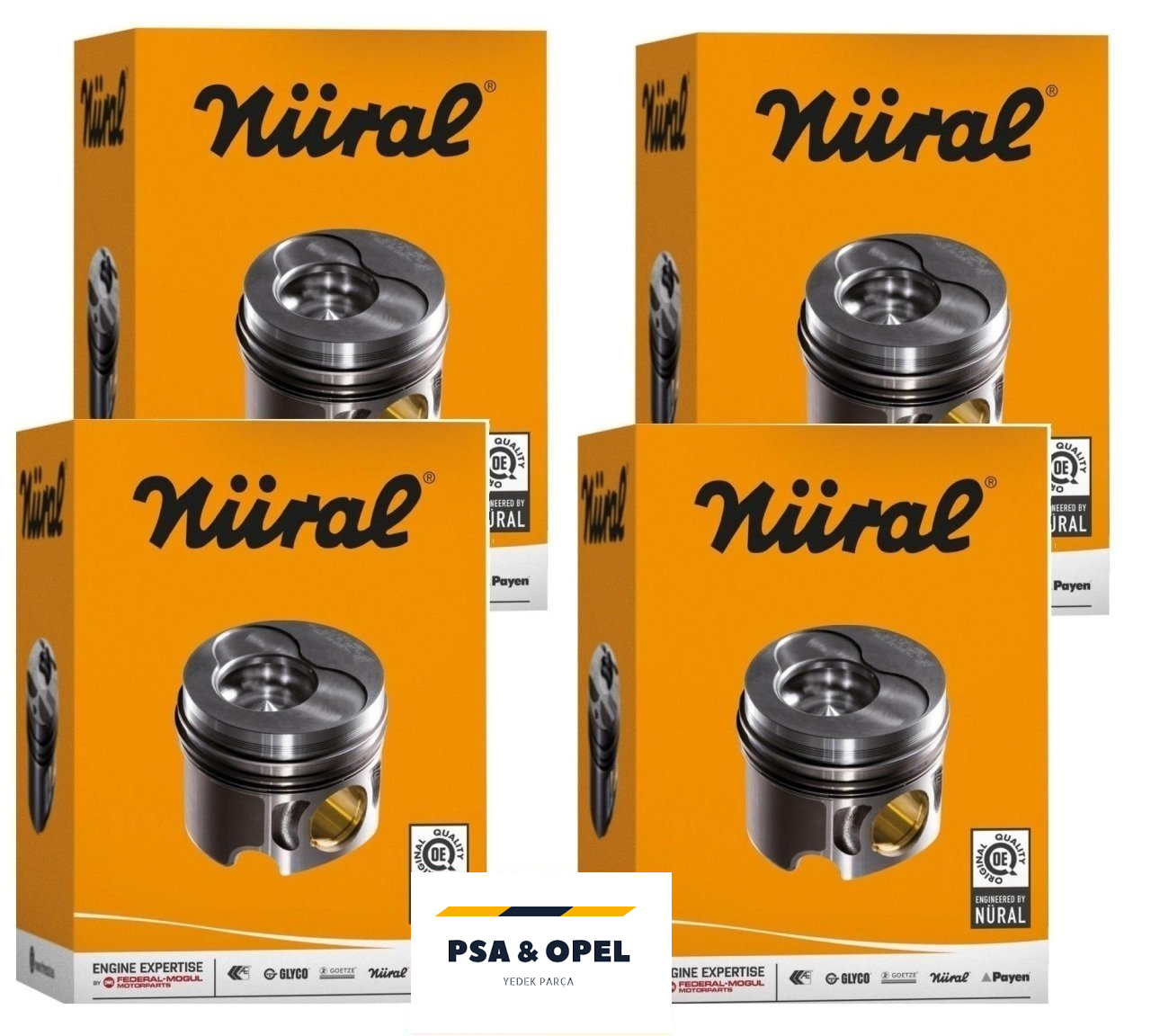 Opel Corsa E 1.0 B10XFL Piston Sekman Takım 0.50 Nüral 8773435