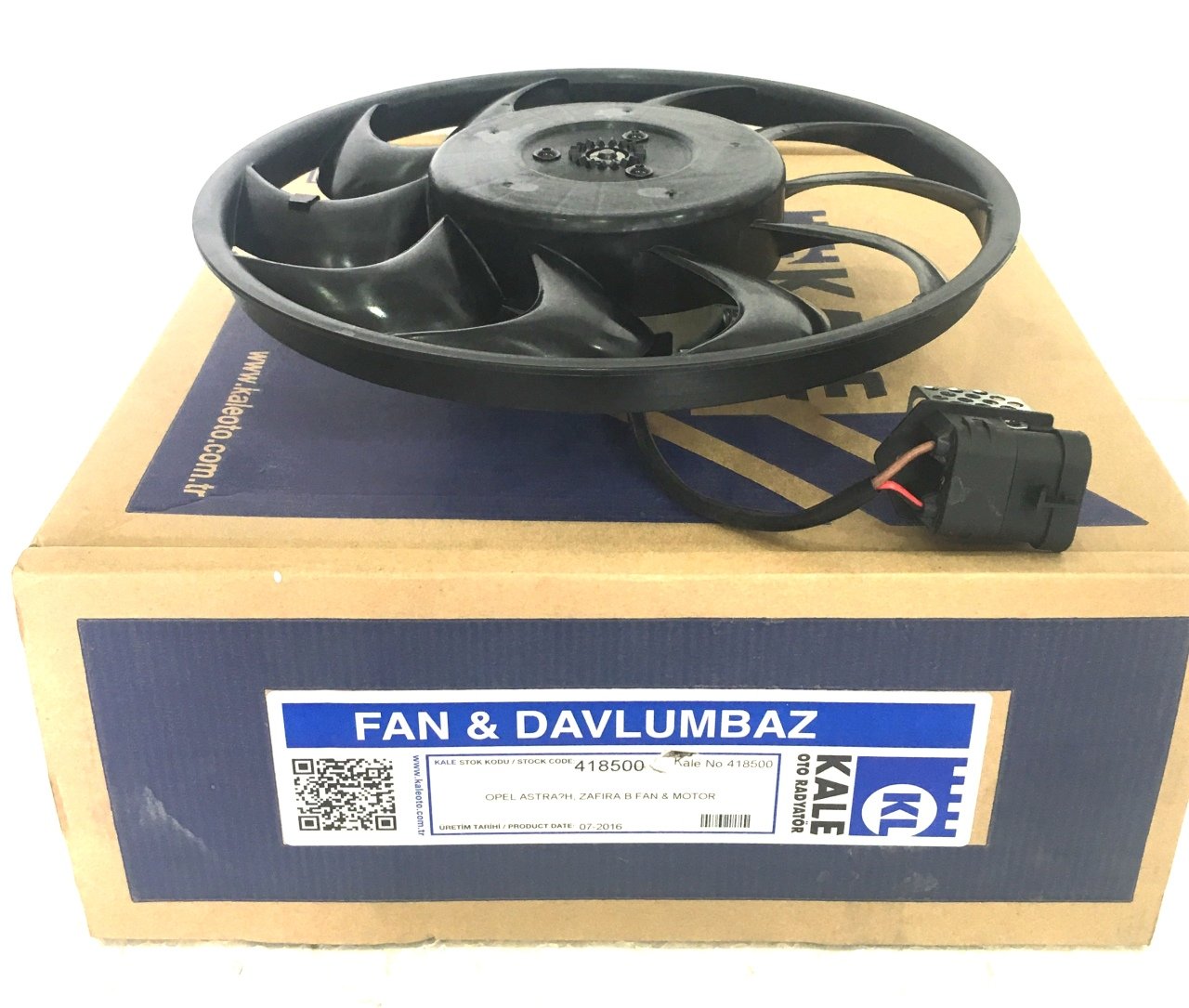 Opel Astra H Su Fan Motoru 1,3 Dizel Motor KALE 418500