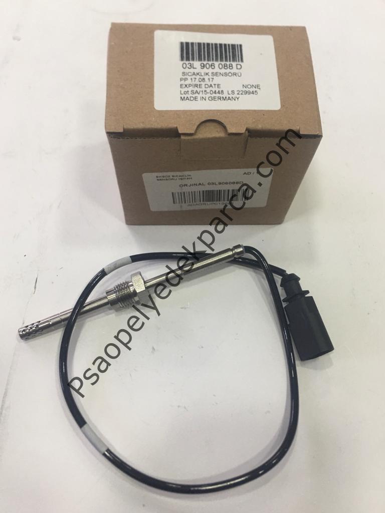 Audi A4 Eksoz Sıcaklık Sensörü Siyah Soket 2.0 Tdi Oem Marka