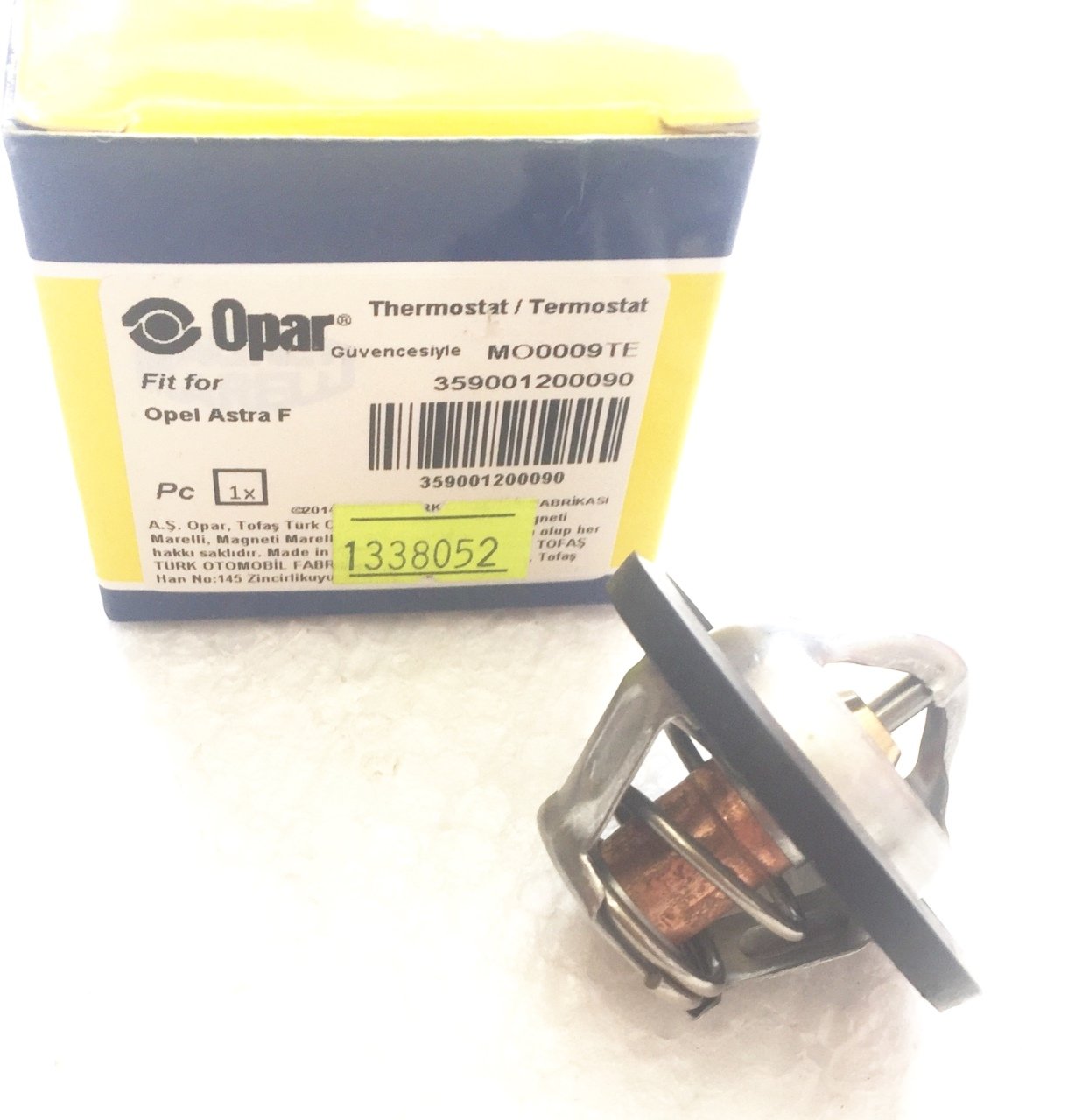 Opel Vectra A  Termostat 8 Valf Tek Eksantrik Motorlar Marelli 59001200090