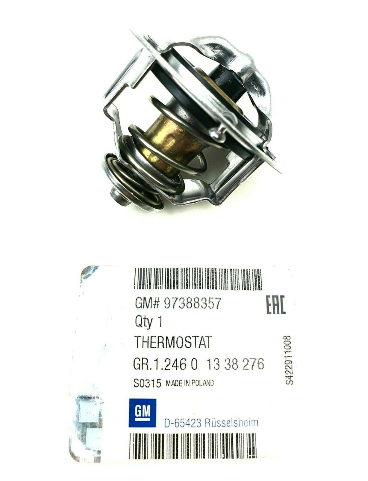 Opel Corsa C 1.7 Dizel Termostat 97388357