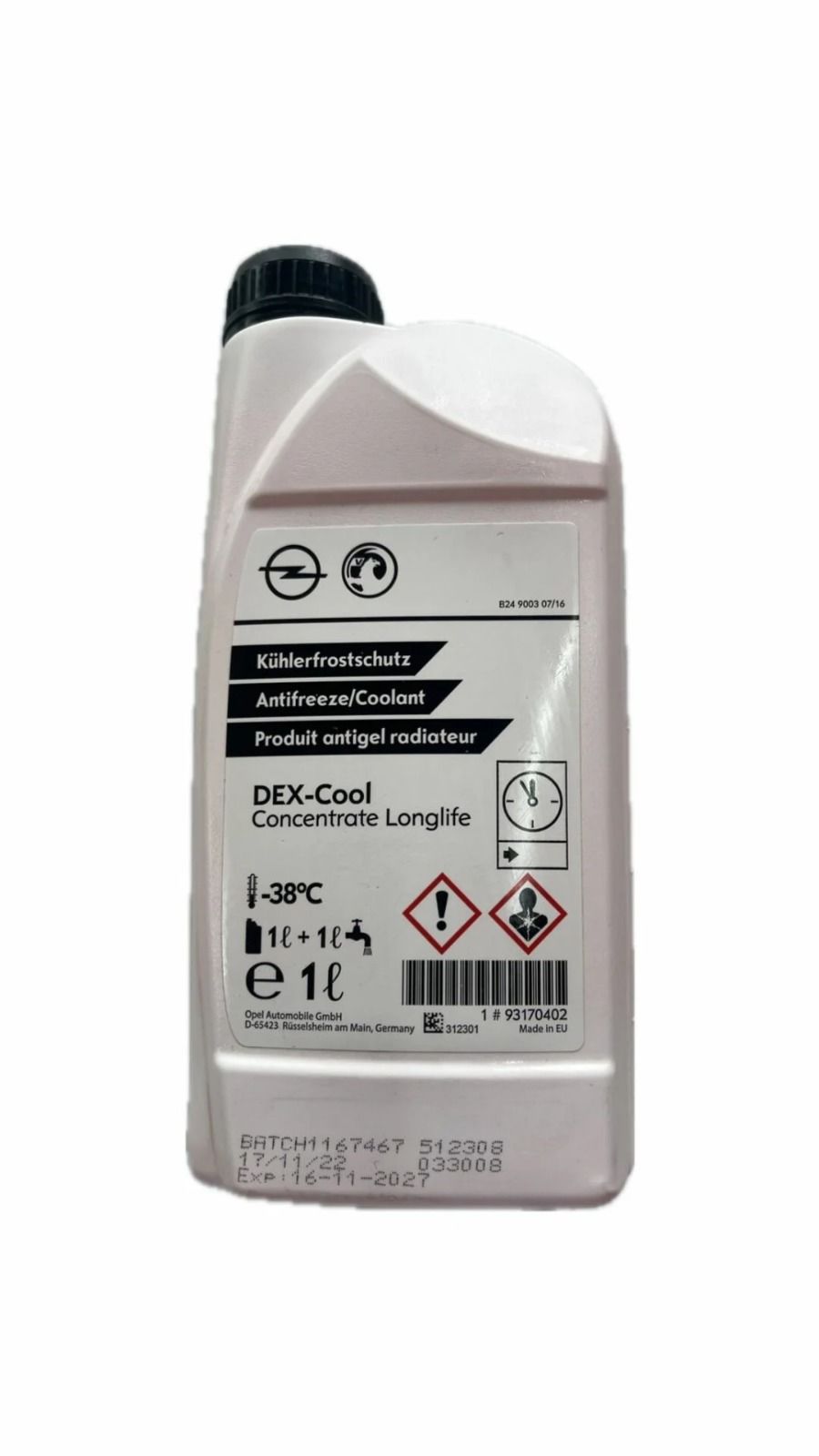 Opel Corsa E  2015 Antifriz 1 Litre Kırmızı GM