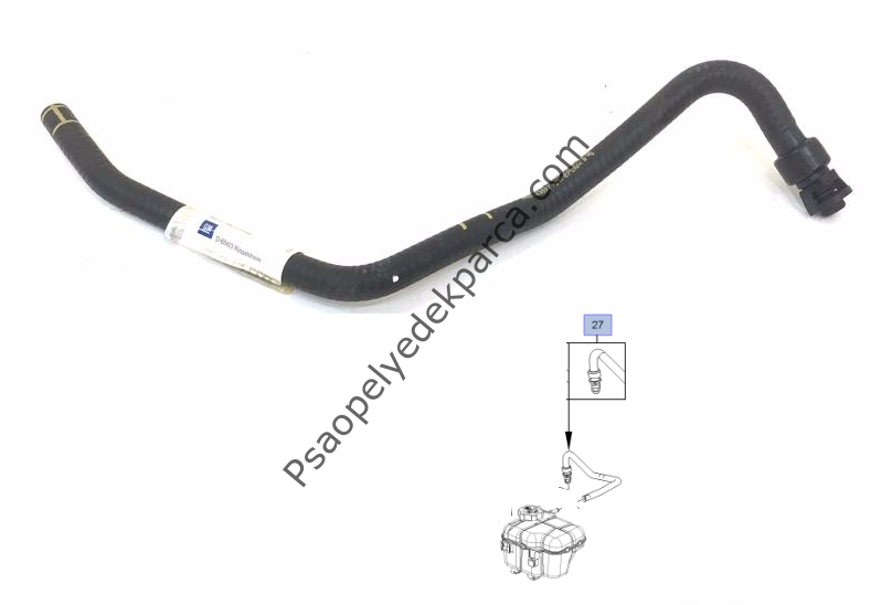 Opel Astra J A14NET Motor Yedek Su Hortumu