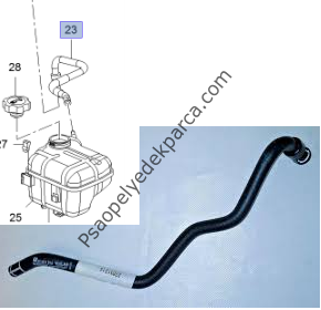 Opel İnsignia A  A14NET Motor Yedek Su Hortumu
