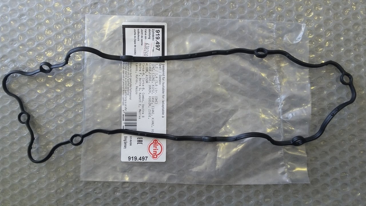 Opel Astra F Üst Kapak ( Subap - Külbütör ) Contası Lastik Tipi 1.4,1.6, 8 V
