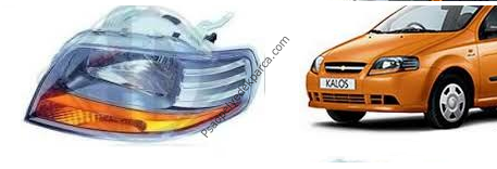 Chevrolet Kalos Sol Ön Far Lambası Sinyalli Tip