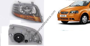 Chevrolet Kalos Sağ Ön Far Lambası Sinyalli Tip