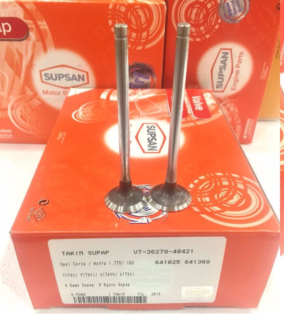 Opel  Astra G  Y17DT Emme-Eksoz Subap Takımı SUPSAN TV-36279-40421