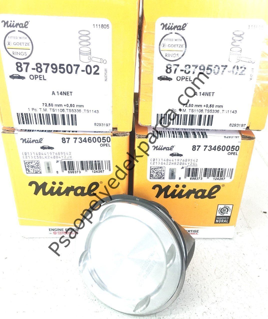 Opel Astra J  A14NET Piston Segman Takımı 0.50  Göetze&Nüral