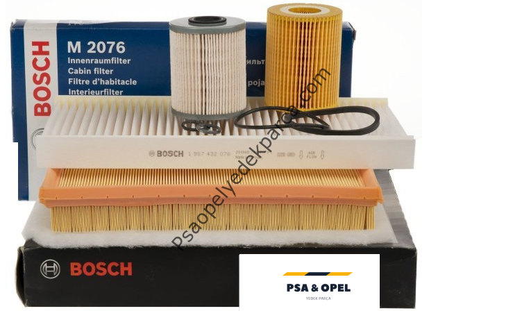 Opel Vectra C 1.9 Periyodik Bakım Filtre Seti Bosch Marka
