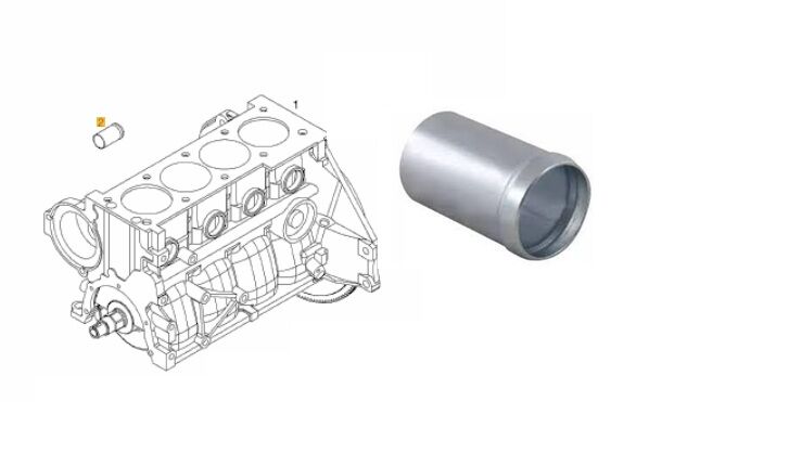 Opel Vectra B X20XEV Blok Su Borusu 35 MM