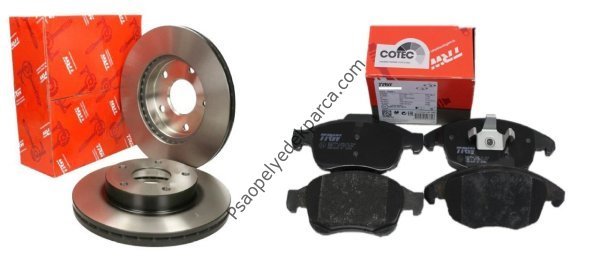 Peugeot 5008 Ön Disk Takımı Ve Ön Fren Balata Takımı Trw Marka Alman GDB1690 DF4183