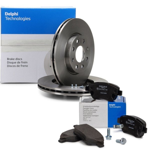 Opel Corsa D 1.3 Dizel 257 mm Ön Fren Disk ve Ön Fren Balata Takımı Delphi Marka BG4004-LP1899