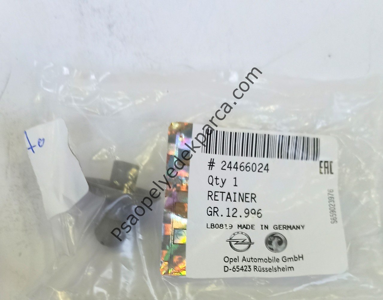 Opel Astra H Bagaj Pandizot Tutucu Klipsi