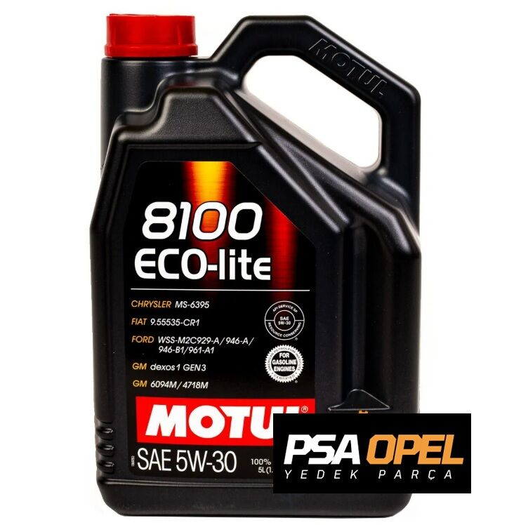 Motul 5W-30 Dexos1 Gen3 5 Litre Tam Sentetik Motor Yağı