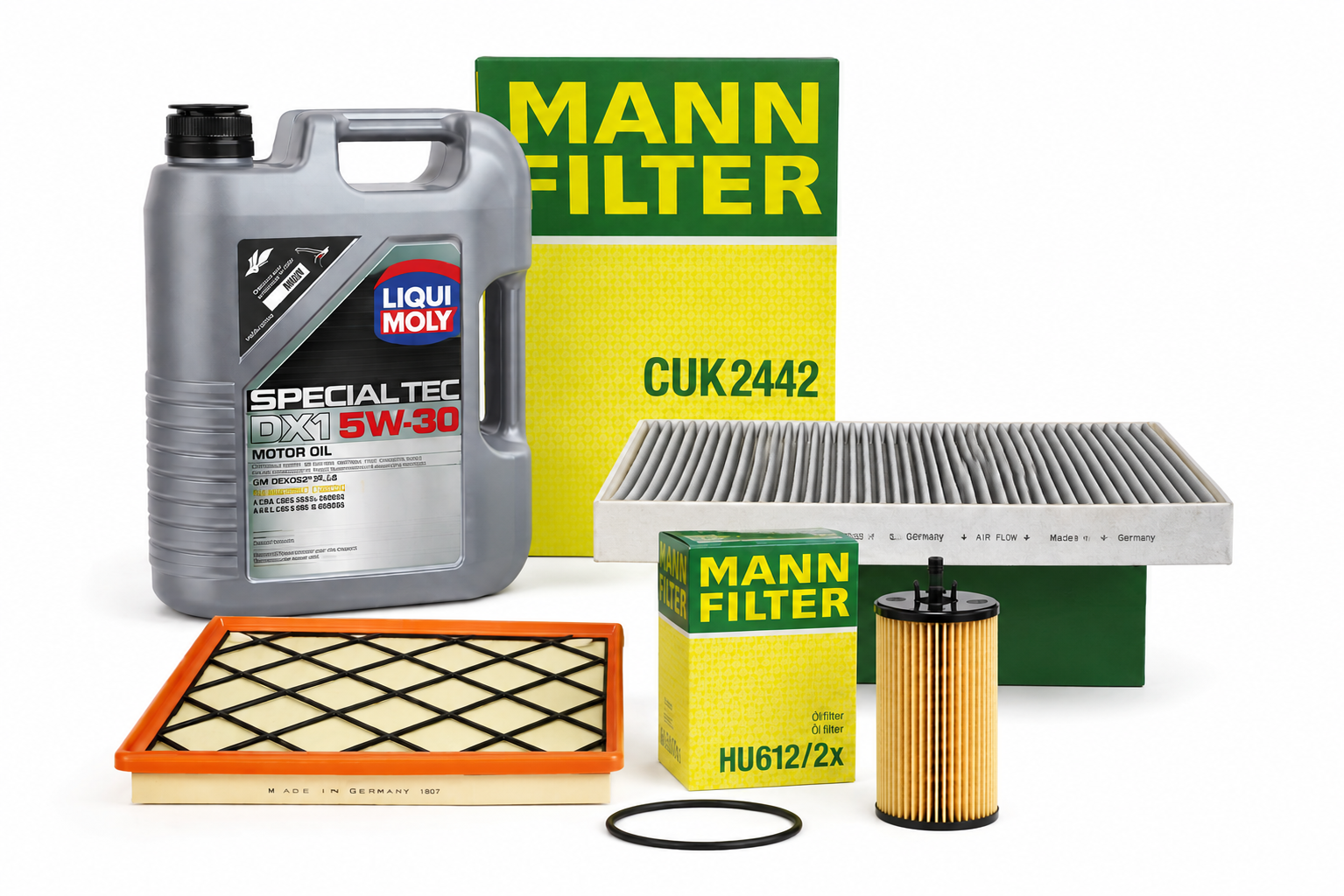 Opel Astra J 1.4 Turbo Filtre Seti  Mann  / LIQUI MOLY Special Tec DX1 GEN3 5W-30 Motor Yağı 4 Litre