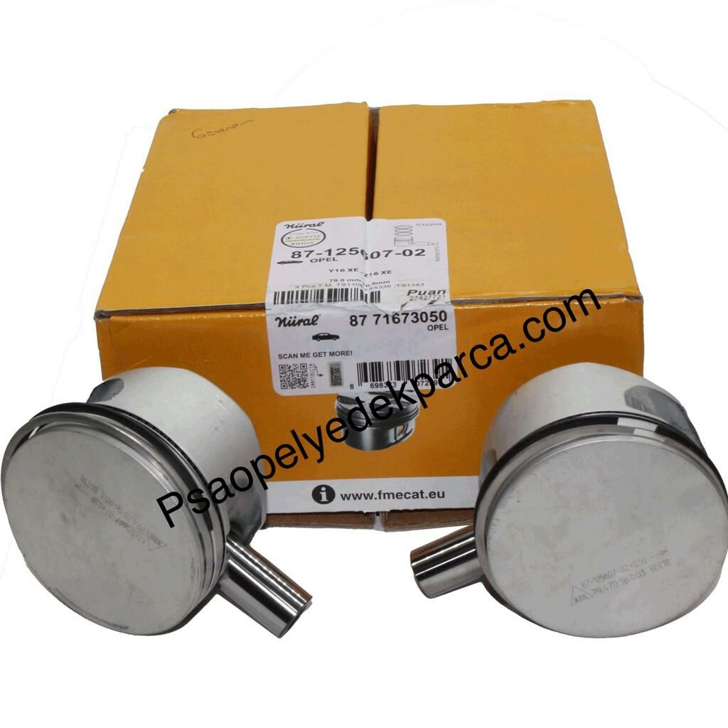 Opel Vectra C Z16XE Motor Piston Segman 0.50 79.00 MM Goetze Nural 877167305000