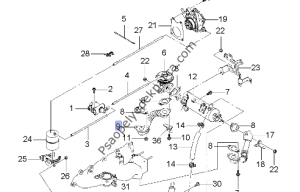Chevrolet Captiva C100 Egr Valf  Borusu Gırtlak Boru