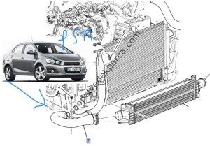 Chevrolet T300 Aveo Intercool  Borusu Giriş Hortumu  95920451