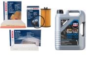 Opel Astra J 1.6 Dizel Bakım Seti Karbonsuz Bosch Filtre + Liqui Moly Top Tec 4600 5W-30 5L