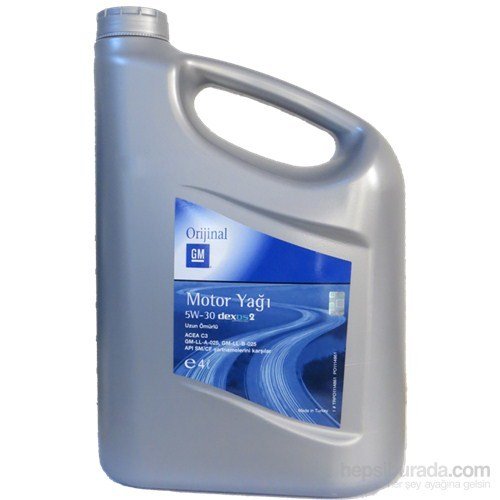 Motor Yağı GM SAE 5W30 (Dexos 2) 4 LT Tam Sentetik