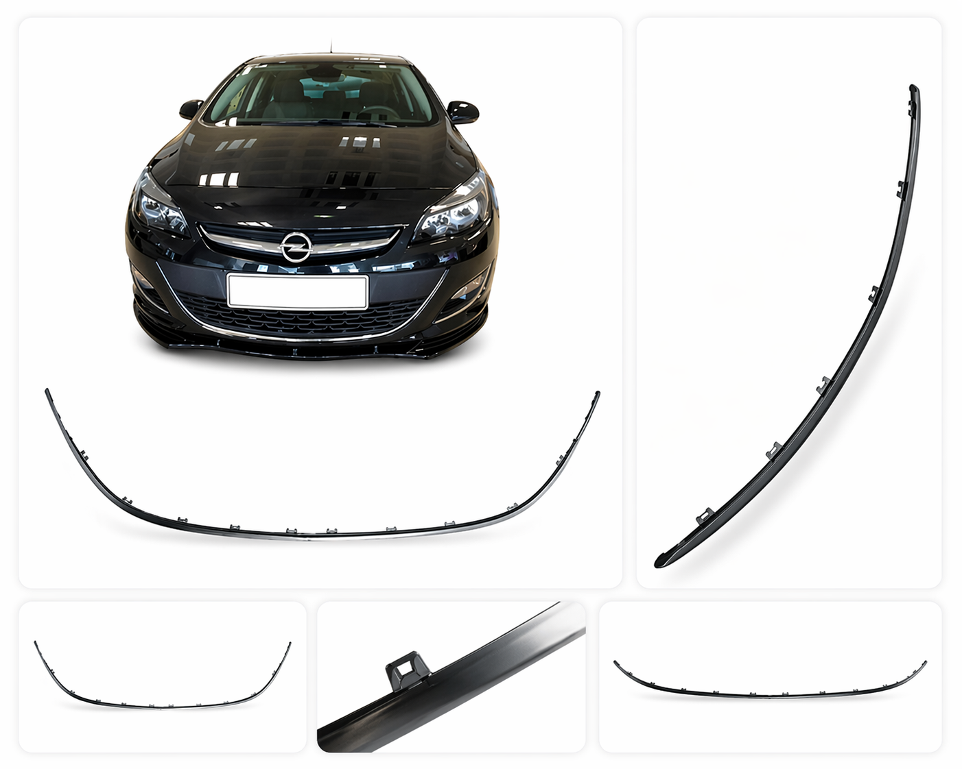 Opel Astra J Ön Tampon Orta Izgara Nikalajı Krom