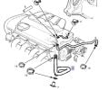 Opel Corsa B X14XE 1.4 16 Valf Motor Havalandırma Hortumu