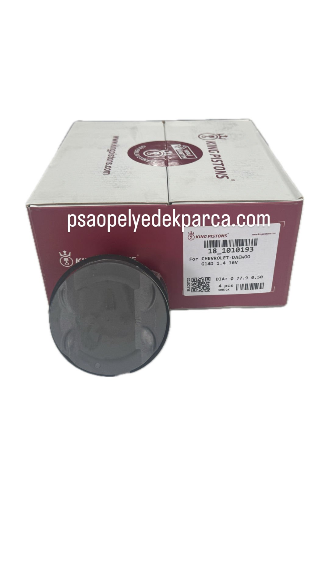 King 18_1010193 / Chevrolet Aveo 2010- 2011 Arası F14D4  1.4 16V Motor Piston Segman 0.50 Ölçü