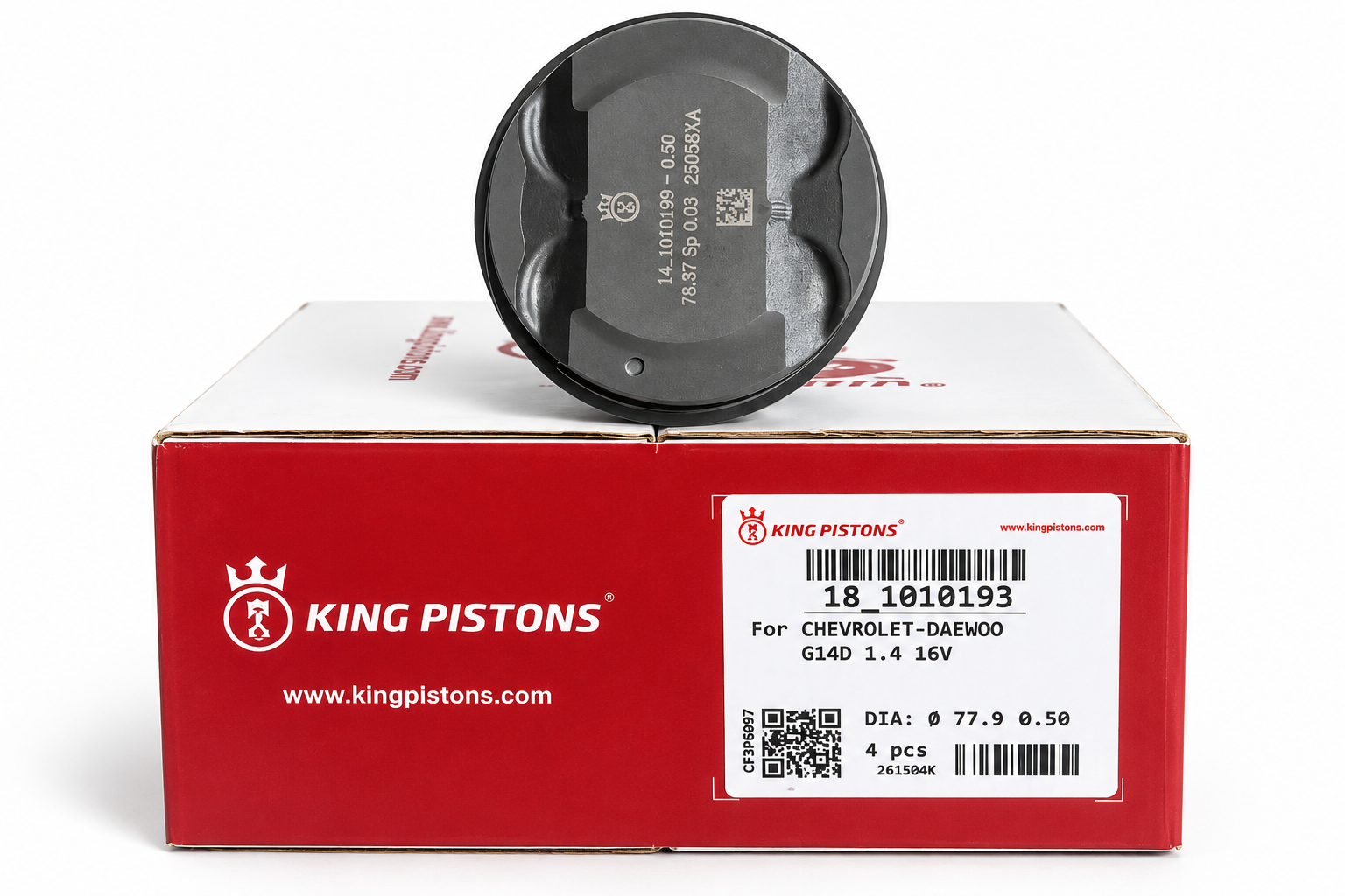 Chevrolet Aveo F14D4 Piston Segman 0.50 KING 18-1010193