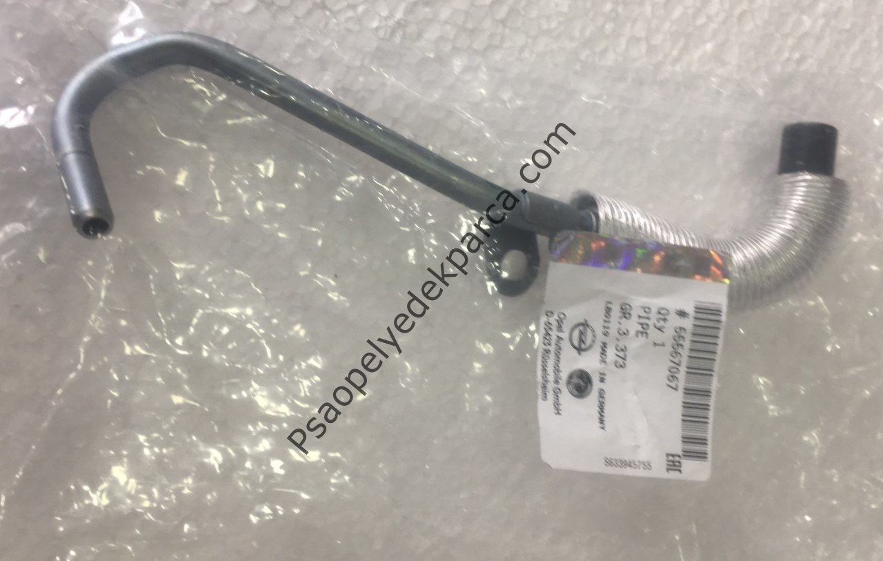 Opel Astra J  1,4 Turbo Geri Dönüş Borusu Uzun Orijinal 55567067