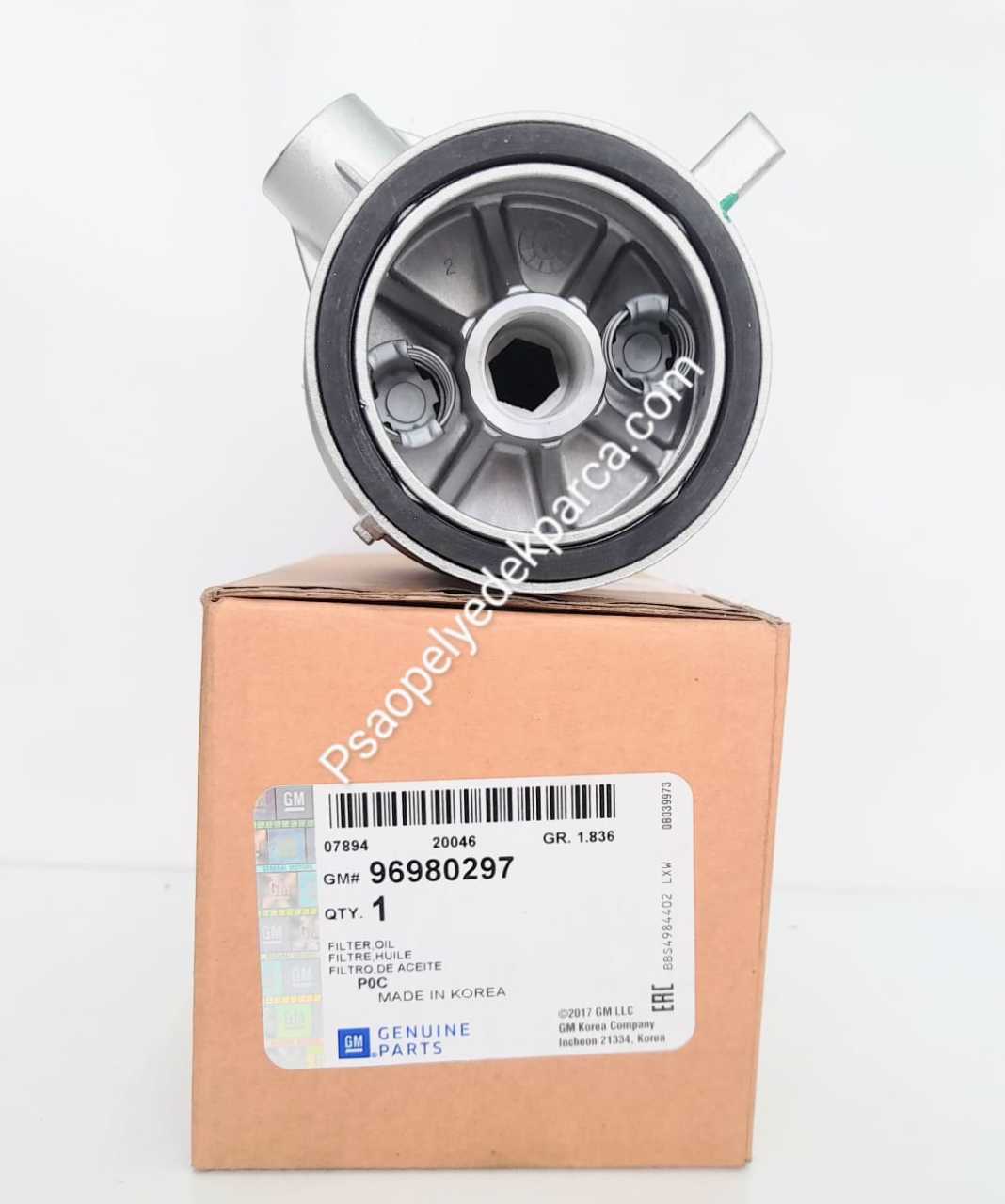 Chevrolet Epica  Yağ Filitre Kütüğü Komple (Yağ Filtre Kabı ) 2007-2011 Arası 96980297