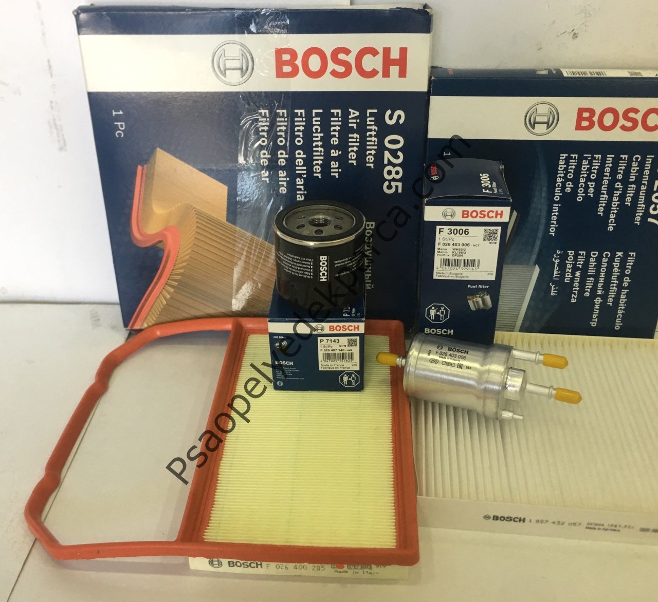 Volkswagen Polo Bakım filitre Seti Bosch