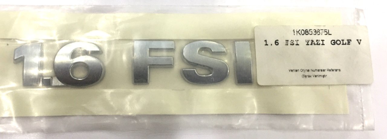 Volkswagen  Jetta Bagaj Kapağı FSI Yazısı