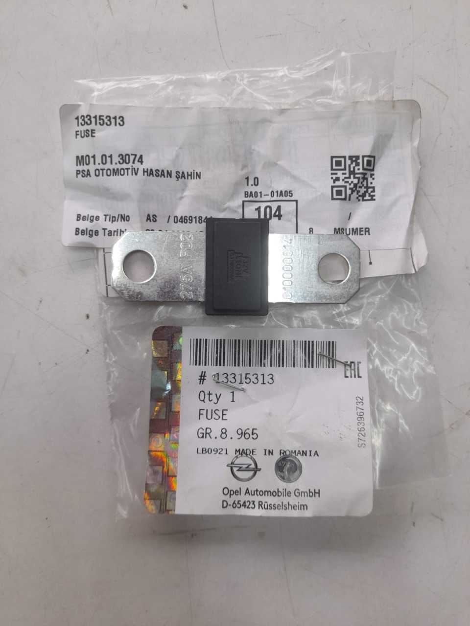 Opel Astra J  275 Amper Ön Bölme Sigorta Bloğu Sigortası 13315313