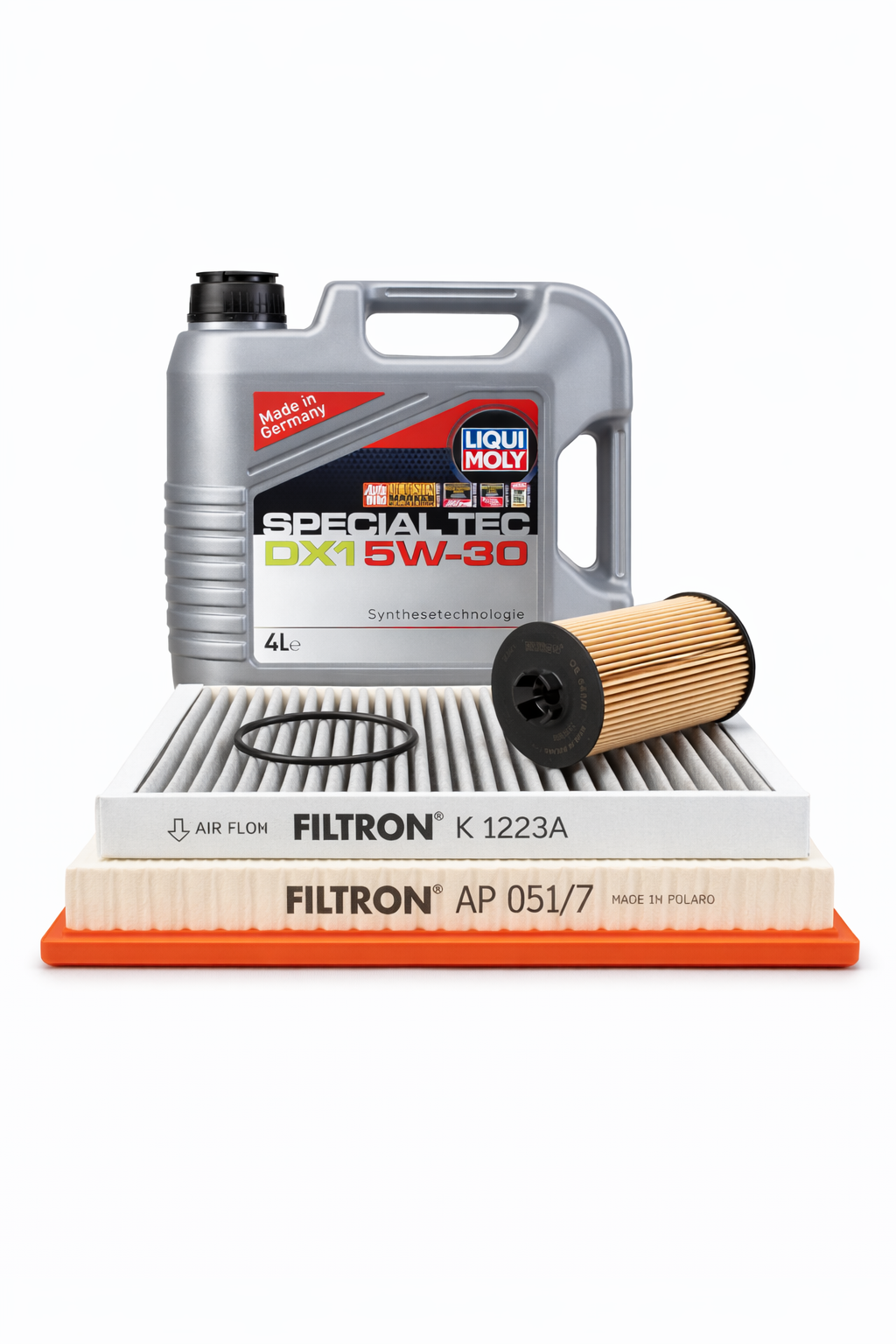 Chevrolet Cruze 1.4 Turbo Yağ Bakım Seti Filtron + Liqui Moly 5W30