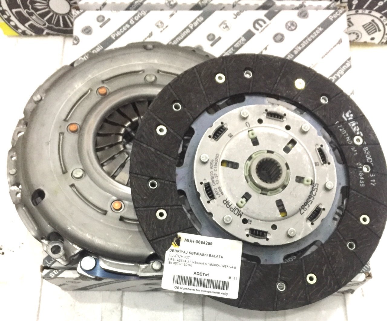 Opel Astra K Debriyaj Seti 1.6 Dizel Motorlar