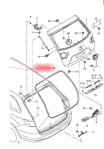 Seat Ibıza  Arka Bagaj Fitili