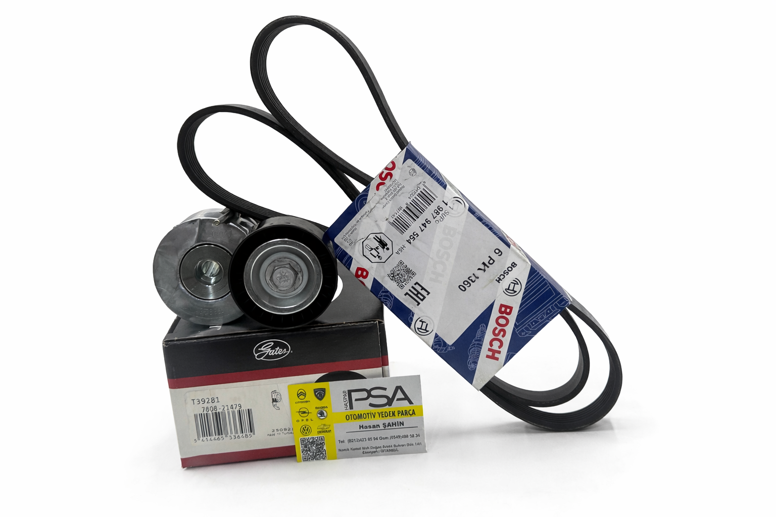 Chevrolet Aveo T300 1.3 Dizel V Kayış ve Gergi Kütüğü Komple