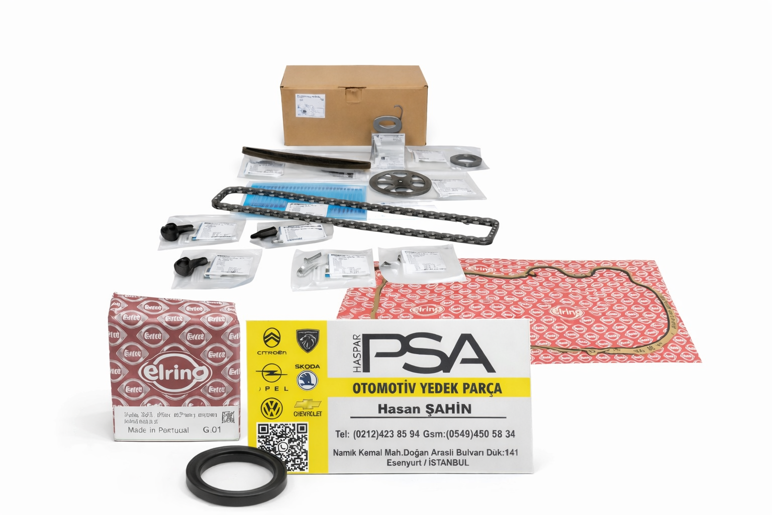 Chevrolet Aveo T300 1.3 Zincir Seti GM Zincir Contası Ön Keçe Elring