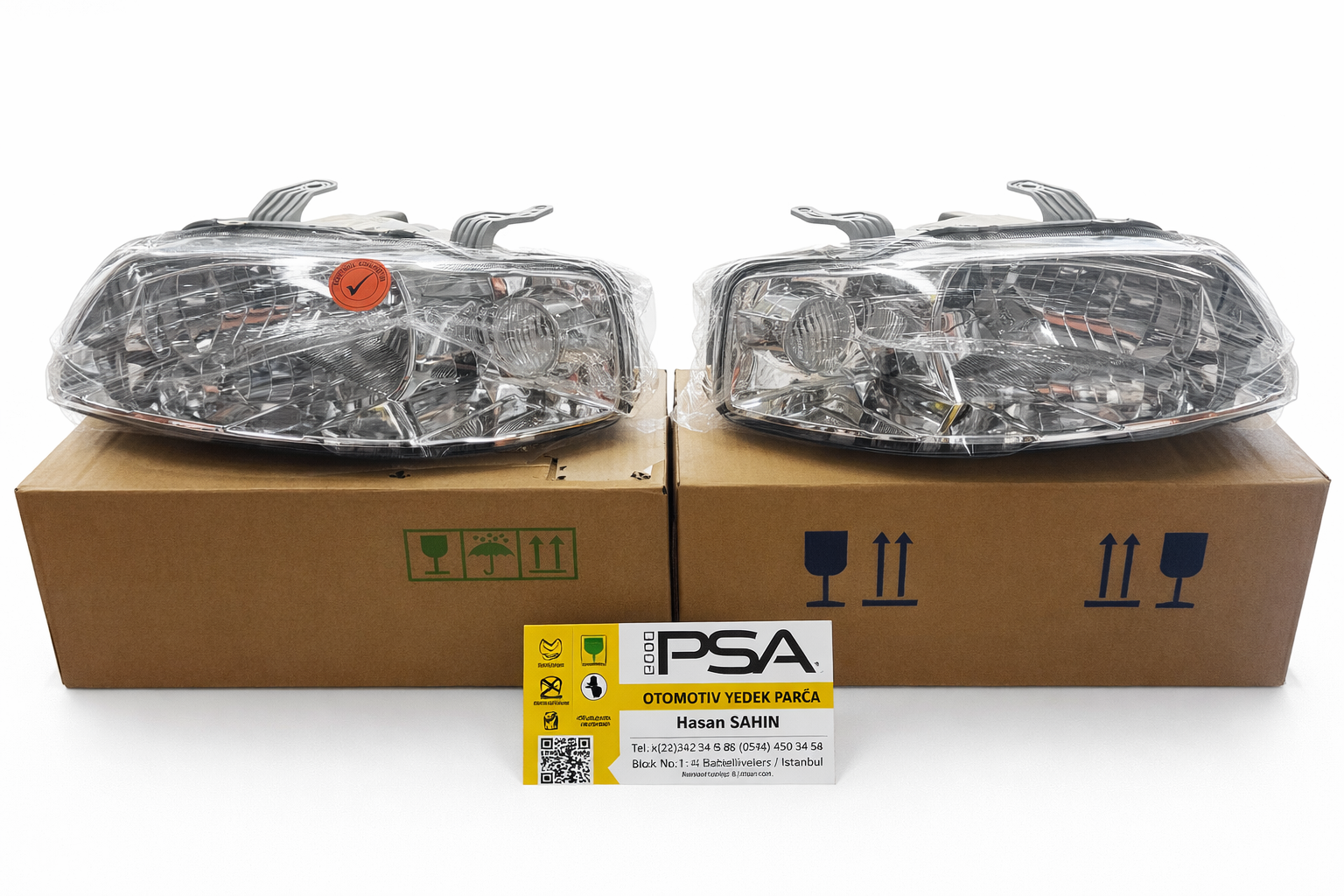 Chevrolet Kalos Sağ ve Sol Far Takımı Sinyalsiz