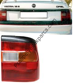 Opel Vectra A Stop Lambası Sağ Sarı Kırmızı Çıtalı  1993-1995